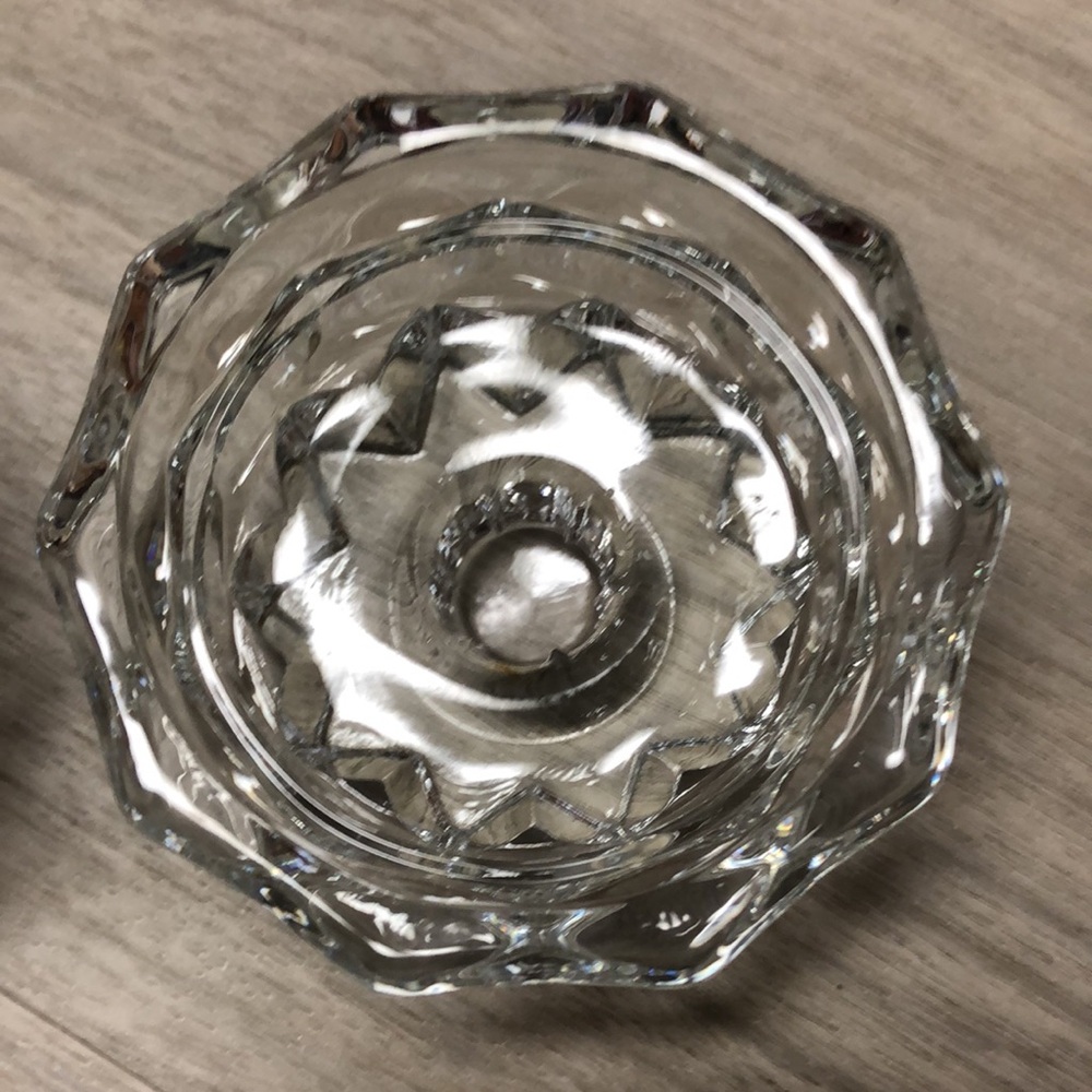 Cut Glass Candlesticks - Picture 3 of 7